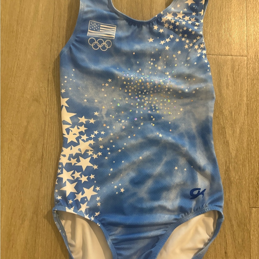 GK Blue Starry Olympic Bodysuit